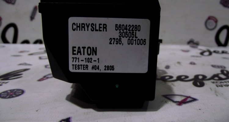 Блок стеклоподъемников водительский 96-98г Jeep Grand Cherokee ZG-ZJ, оригинальный номер производителя 56042280 OEM Блок стеклоподъемников водительский 96-98г