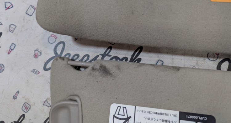 Комплект солнцезащитных козырьков 99-03г GreyJeep Grand Cherokee WG-WJ, оригинальный номер производителя 56042273AB, 5HB93XT5AB OEM Комплект солнцезащитных козырьков 99-03г Grey