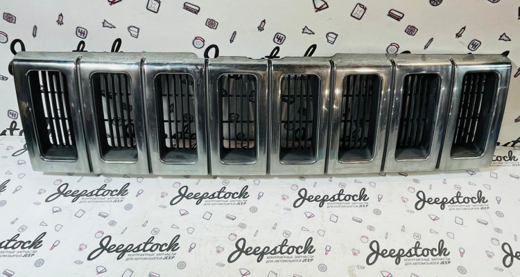 2000000004082 Решетка радиатора серая 92-95 Jeep Grand Cherokee ZG-ZJ, оригинальный номер производителя 55054890, 55054889 OEM Решетка радиатора 92-95 Jeep Grand Cherokee ZG-ZJ