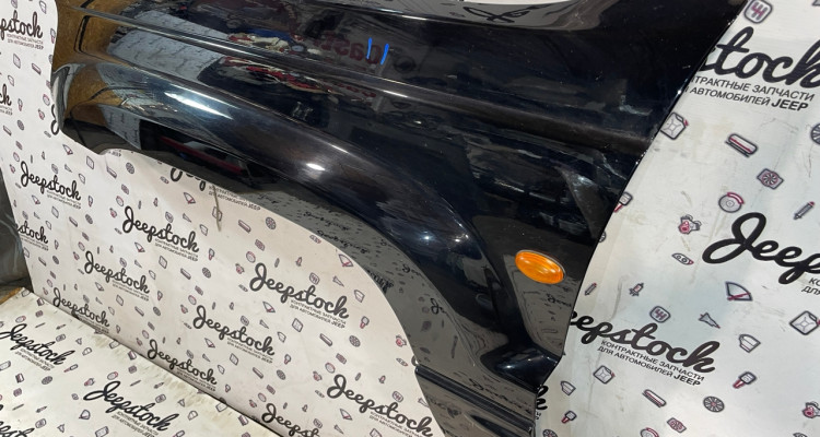 Крыло переднее левое белое Jeep Grand Cherokee WG-WJ, оригинальный номер производителя 55136769AA OEM Крыло переднее левое черное Jeep Grand Cherokee WG-WJ