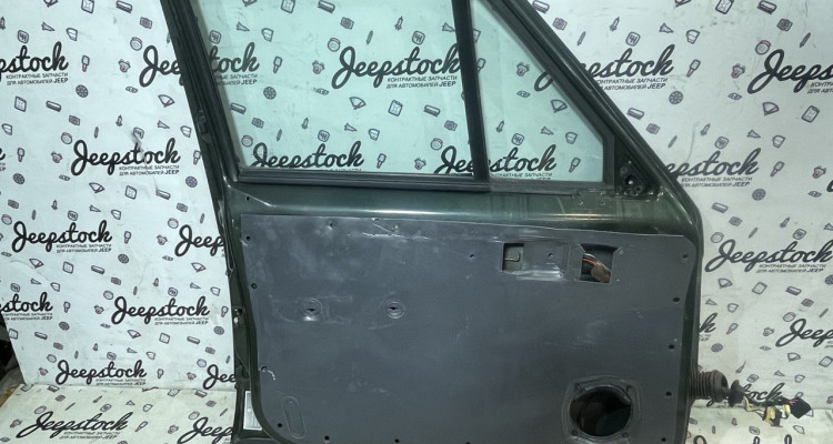 Дверь передняя левая 92-95 Jeep Cherokee XJ, оригинальный номер производителя OEM Дверь передняя левая зелёная 92-95 Jeep Cherokee XJ