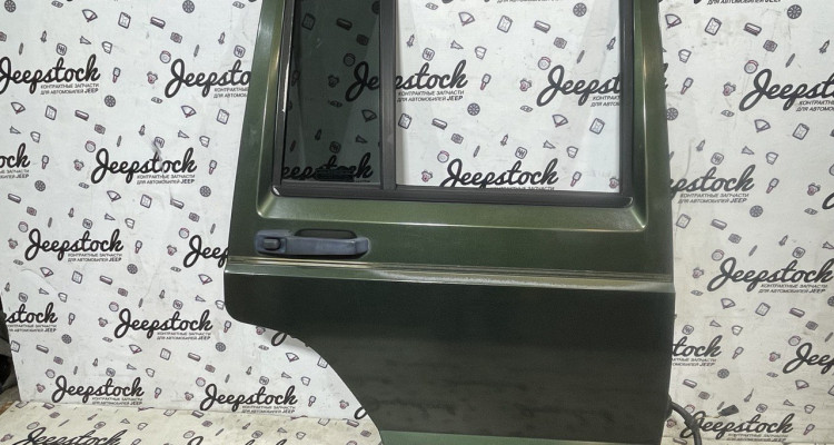 Дверь задняя правая 92-95 Jeep Cherokee XJ, оригинальный номер производителя OEM Дверь задняя правая зеленая 92-95 Jeep Cherokee XJ