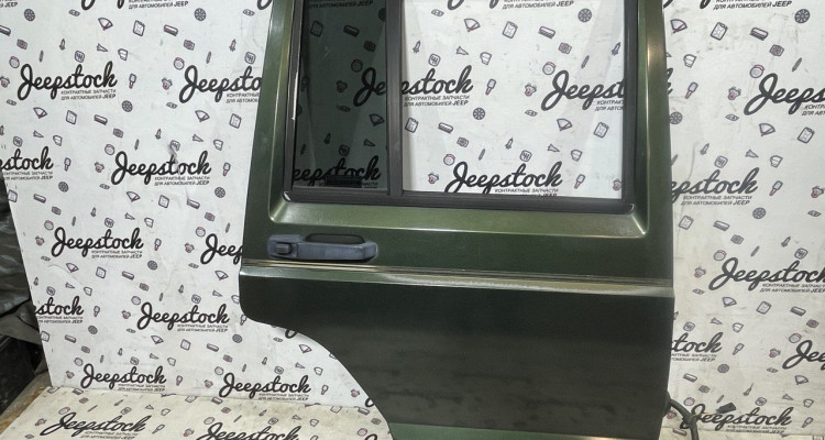 Дверь задняя правая 92-95 Jeep Cherokee XJ, оригинальный номер производителя OEM Дверь задняя правая зеленая 92-95 Jeep Cherokee XJ