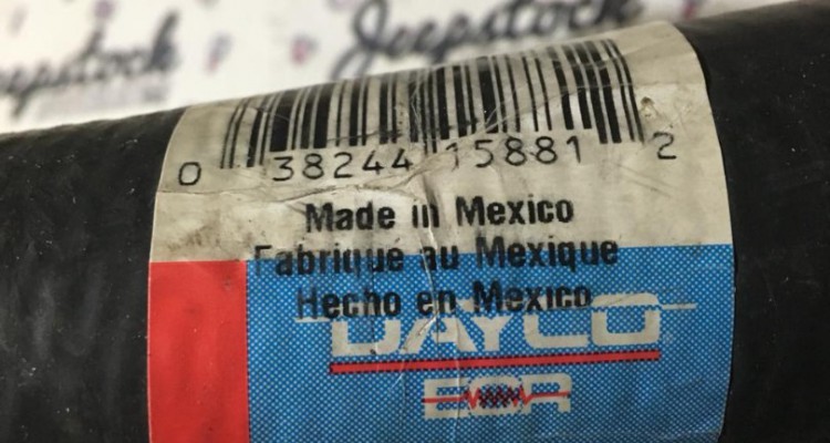 Патрубок радиатора нижний 4.0 Dayco Jeep Grand Cherokee ZG-ZJ, оригинальный номер производителя 71660 OEM Патрубок радиатора нижний 4.0 Dayco