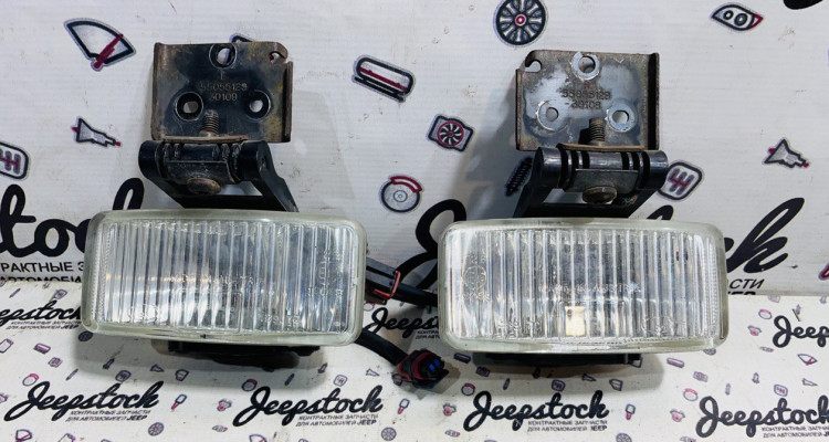 Противотуманки комплект (97-98) дефект Jeep Grand Cherokee ZG ZJ, оригинальный номер производителя OEM Противотуманки комплект (96-98) дефект
