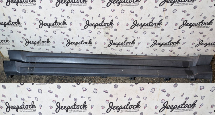  Накладки порогов уличные Jeep Grand Cherokee WH-WK