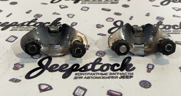  Скобы замка капота (хром) Wrangler YJ