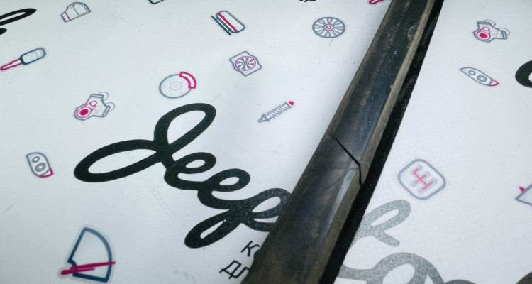  Уплотнитель стекла задней левой двери Dodge Durango DN