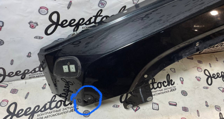  Крыло переднее левое черное Jeep Commander XK-XH