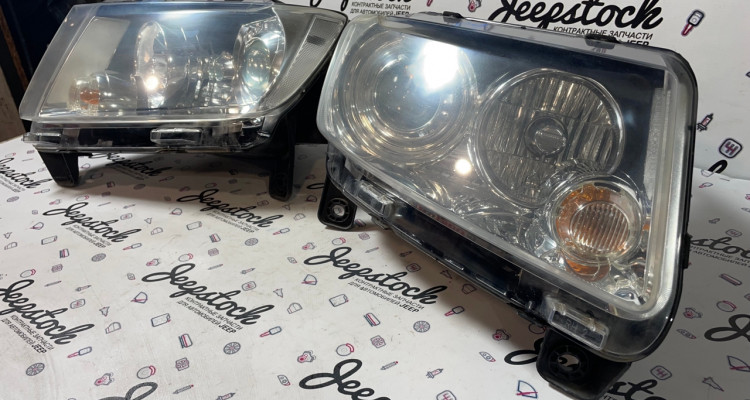  Комплект передних фар 2шт. Jeep Grand Cherokee WK2