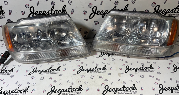  Комплект передних фар 2шт (2) Jeep Grand Cherokee WG-WJ