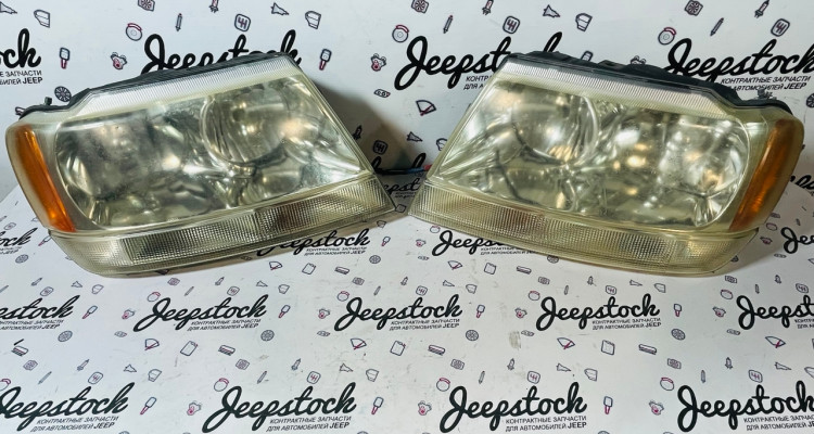  Комплект передних фар 2шт (3) Jeep Grand Cherokee WG-WJ