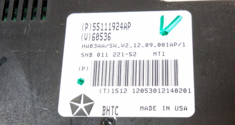  Блок климата 55111924AP Jeep Grand Cherokee WK2