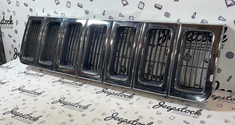  Решетка радиатора 96-98 хром (дубль) Jeep Grand Cherokee ZG-ZJ