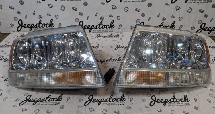  Комплект передних фар 2шт (4) Jeep Grand Cherokee WG-WJ