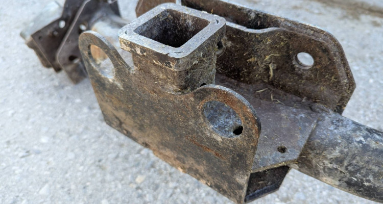  Задняя часть рамы, фаркоп 04-08 Dodge Ram DR